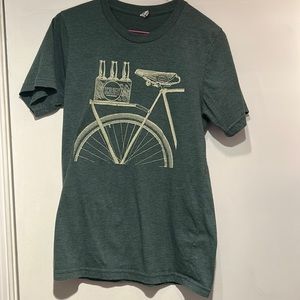 Royal Apparel size small green Schlafly Brewing t-shirt